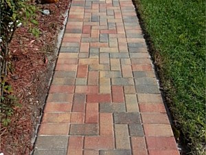 Natural Stone Paver Walkway, Hudson, FL